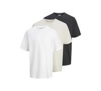 JJ Rebel Jrebrocky Tee SS Crew Neck Lot de 3, Noir, M