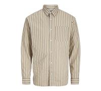 JJ REBEL Jrebrow Stripe Shirt LS, Vaisselle, S Hommes