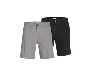 JJ REBEL Jrebsharp Lot de 2 Shorts Chino MP, Ultimate Grey, S