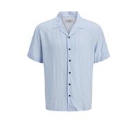 JJ REBEL Jrebwater Stripe Resort T-Shirt SS, Chambray Blue, XXL Hommes