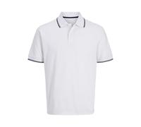 JJ REBEL Jrebzell Polo SS Sn pour Homme, Blanc., XL