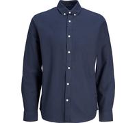 Jj Rebel Oscar Long Sleeve Shirt Marine Petit Male