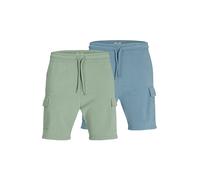 JJ Rebel Pantalon cargo 'JREBGORM' opal / vert, Taille 33