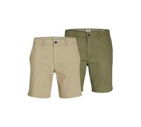 JJ Rebel Pantalon chino 'JREBSHARP' beige / olive, Taille 31-32