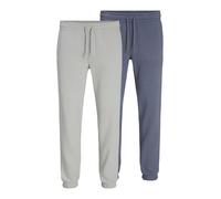 JJ Rebel Pantalon 'JREBGORM' bleu-gris / gris clair, Taille 34