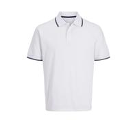 JJ REBEL Jrebzell Polo SS Sn pour Homme, Blanc., L