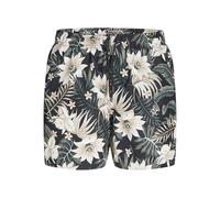 JJ REBEL Short de Bain imprimé Jrebhawaii, Noir, XL