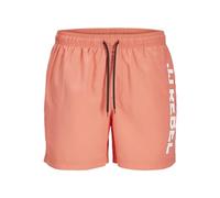 JJ Rebel Short de Bain Jrebhawaii avec Logo pour Homme, Corail, XL