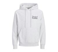 JJ Rebel Sweat-shirt 'JREBCHRISTIAN' bleu / noir / blanc chiné, Taille XL