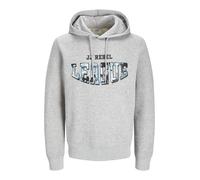 JJ Rebel Sweat-shirt 'JREBHAMILTON' bleu clair / gris chiné / noir, Taille S
