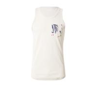 JJ Rebel T-Shirt 'JREBBASTIAN' écru / marine / bleu clair / rosé, Taille XL