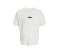 JJ Rebel T-Shirt 'JREBJIM' bleu marine / bronze / blanc, Taille L