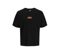 JJ Rebel T-Shirt 'JREBJIM' orange / noir / blanc, Taille XS