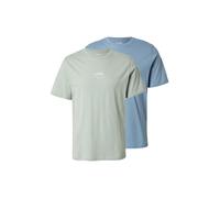 JJ Rebel T-Shirt 'JREBLINO' bleu clair / vert pastel / blanc, Taille L