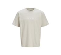 JJ REBEL T-Shirt Jrebrocky avec Logo SS Crew Neck, Beige Clair, S