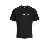 JJ REBEL T-Shirt Jrebrocky avec Logo SS Crew Neck, Noir, M