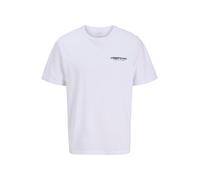 JJ Rebel T-Shirt 'JREBZACK' noir / blanc, Taille XS