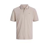 JJ Rebel T-Shirt 'JREBZELL' mastic / brun foncé, Taille S