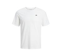 JJ REBEL Jrebrebel T-Shirt SS Crew Neck Noos avec Logo, Blanc, L Hommes