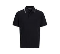 JJ REBEL Jrebzell Polo SS Sn, Noir, XXL