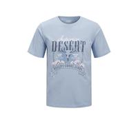 JJ REBEL Tee Jrebgarbo T-Shirt SS Crew Neck, Chambray Blue, XL Hommes