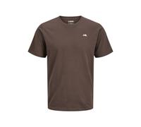 JJ REBEL Tee Jrebrebel T-Shirt SS Crew Neck Noos avec Logo, Vert fougère, L Hommes