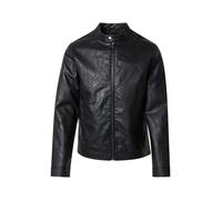Jj Rebel Caleb Leather Jacket Noir XL Homme