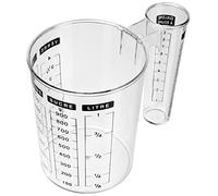 JJA 104025A Verre Doseur Double, Plastique, Transparent