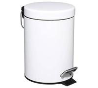 JJA Poubelle métal 105612 – 3 L – Blanc