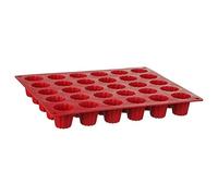 Moule silicone 30 Cannelés Rouge
