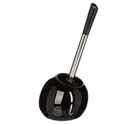 JJA 123417 BROSSE WC BOULE NOIR, Blanc