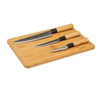 FIVE Simply Smart - Planche à Découper & Couteaux "Bambou" 35cm Naturel Beige G