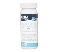 Bandelette d'analyse 4 en 1 - 50 pièces - Entretien Piscine et Spa