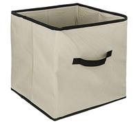 JJA Boite cube de rangement couleur lin 31x31cm 130062 Beige