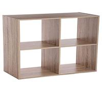 5five Étagère 4 cases Mix'n Modul – Effet chêne naturel, forme cube