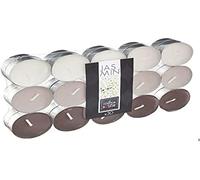 Comptoir de la Bougie - Lot de 30 Bougies Chauffe-Plat Parfumées 3,7cm Jasmin