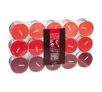 JJA Lot de 30 bougies parfumées fruits rouges D. 3,7 cm
