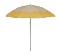 JJA Poolside Parasol de plage jaune vif - Diamètre 160 cm