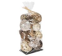 JJA-SA Boule Déco Et Plante Séchées Coloris Naturel XL