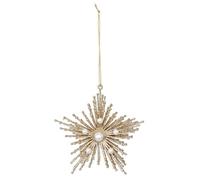 JJA Suspension étoile Galaxy Paillettes Or 12 cm