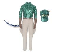JJBA Costume de Diego Brando Anime avec chapeau et uniforme de jeu de rôle | JJBA Ensemble complet de costumes d'Halloween unisexe Comic Con Anime Tenues