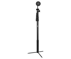 JJC 61" Monopode Magnétique Selfie Golf Tripode, avec Piquets de Terre, Téléphone Support Aluminium Extensible Trépied pour Golf L'entraînement L'aide, pour iPhone 17 16 15 Android Action Cameras