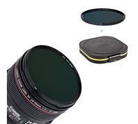 JJC 77 mm ND64 6 Stops Filtre à Densité Neutre pour Canon EF 17-40 mm F4L EF 24 mm F1.4L II EF 24-105 mm F4L is II pour Sony FE 24-105 mm F4 et Autres objectifs à Filetage 77 mm