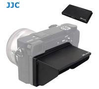 JJC 83x48mm caméra pliable écran LCD capot ombre couverture pour Sony A6100 A6300 A6400 A6500 A6600 protecteur d'écran Anti-éblouissement