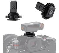 JJC Adaptateur de griffe pour DJI Mic 2 avec 6,35 mm - 20, adaptateur de griffe en ABS durable pour DJI Mic2 uniquement, accessoires de griffe pour caméra DSLR Vlogging enregistrement vidéo