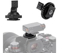 JJC Adaptateur de griffe pour DJI Mic Mini avec 6,35 mm - 20, adaptateur de griffe en ABS durable à angle réglable, accessoires de griffe pour appareil photo reflex numérique, vlogging, enregistrement