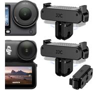 JJC Adaptateur Support Magnétique pour DJI Osmo Nano Action 6 Caméra Sport | Lot de 2 Support Démontage Rapide pour Osmo Nano & Action 6, avec Double Griffe Pliable & Filetage 1/4"-20 pour Accessoires