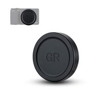JJC Aluminum Lens Cap Cover Protector for Ricoh GR IIIx GR IIIx HDF GR3x HDF GR III GR III HDF GR3 HDF GR II GR2 with Soft EVA Interior -Black