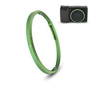 JJC Anneau de décoration en métal pour Ricoh GR III GR3 Accessoires de remplacement Ricoh GN-1 Vert