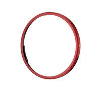 JJC Bague de décoration d'objectif compatible avec appareil photo Ricoh GR IV HDF GRIV Monochrome GR4 remplace le bouchon d'origine Ricoh GN-3, rouge